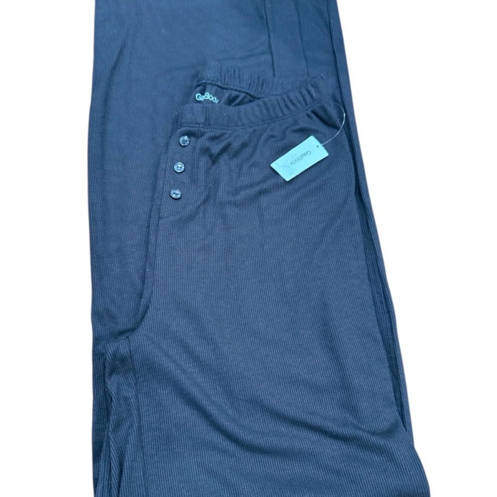 NWT! GAP Body Brown Ribbed Pull On Lounge Pants Size XXS